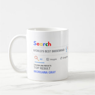 WELTBEST BRIDESMAID Funny Top Search Results Kaffeetasse