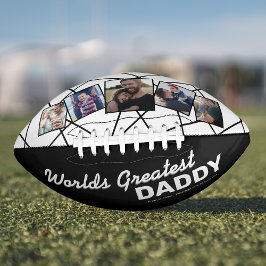 Weltbest Daddy 5 Foto Football