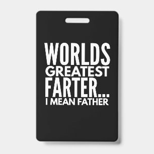 Weltbest Farter I Gemein Vater Ausweis