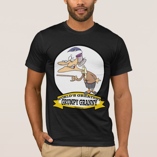 WELTBEST GRUMPY GRANNY CARTOON T-Shirt (Vorderseite)