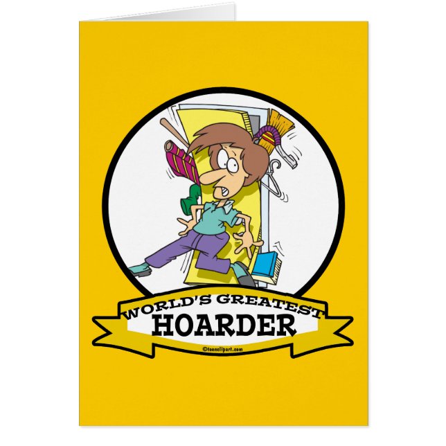 WELTBEST HOARDER FRAUEN CARTOON (Vorne)