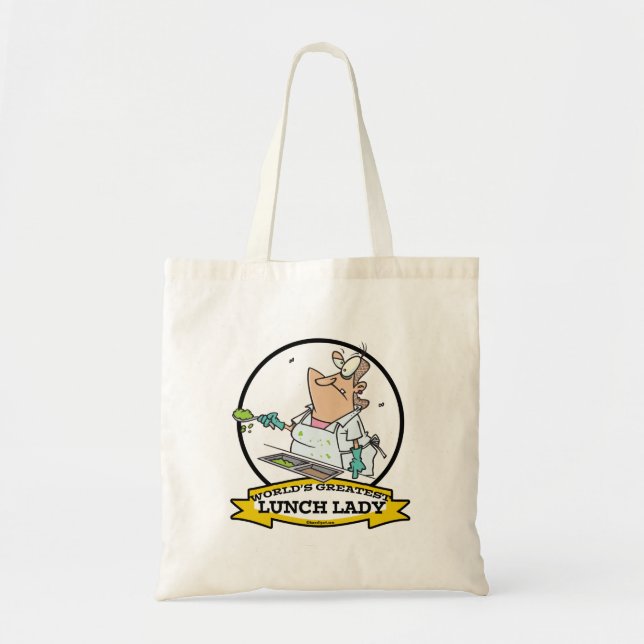 WELTBEST LUNCH LADY CARTOON TRAGETASCHE (Vorne)