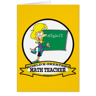 WELTBEST MATH LEHRER FRAUEN CARTOON