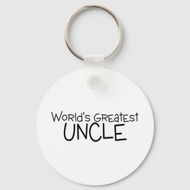 Weltbest Onkel Schlüsselanhänger (Vorderseite)