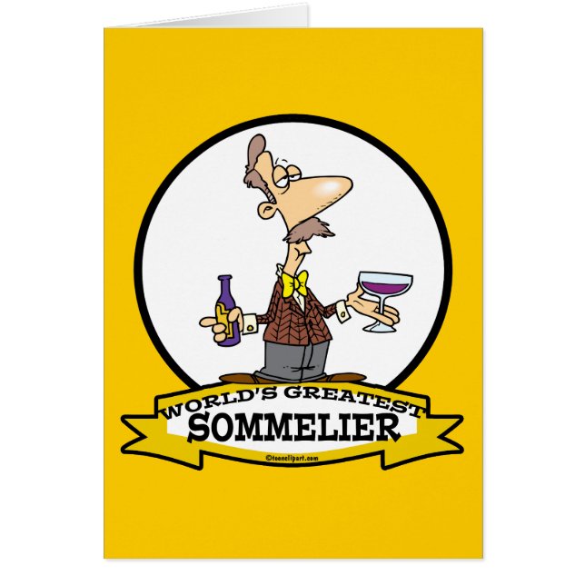 WELTBEST SOMMELIER CARTOON (Vorne)