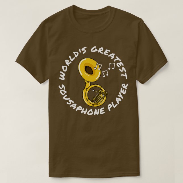 Weltbest Sousaphone Player Sousaphonist Bra T-Shirt (Design vorne)