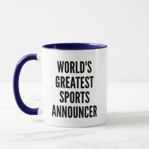 Weltbest Sports Announcer Tasse
