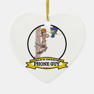 WELTBEST TELEFON TYP MEN CARTOON KERAMIKORNAMENT