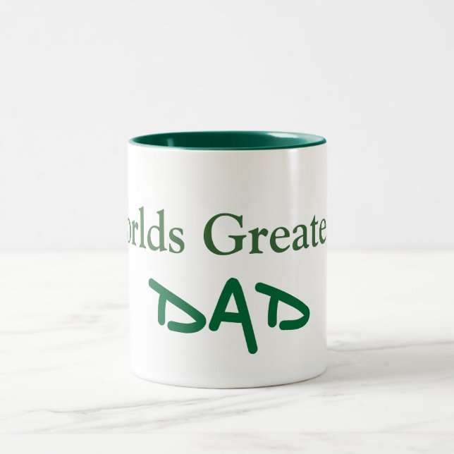 Weltbest, VATER Zweifarbige Tasse (Mittel)