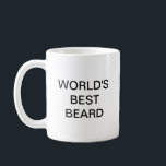 Weltbeste Bart-Kaffee-Tasse Kaffeetasse<br><div class="desc">Weltbeste Bart-Kaffee-Tasse</div>