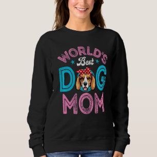 Weltbeste Beagle-Hunde-Mama Sonniger Muttertag Sweatshirt
