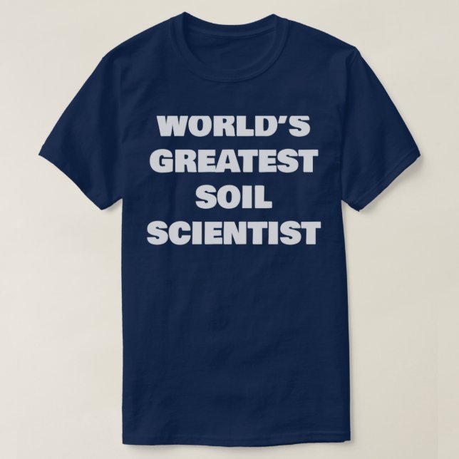 WELTBESTE BODENWISSENSCHAFT T-Shirt (Design vorne)
