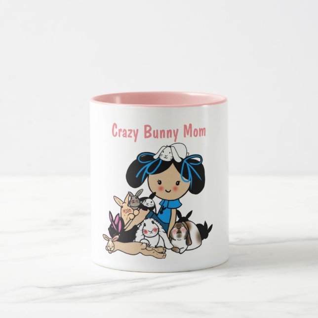 Weltbeste BUNNY-MAMA - Kaninchenrettungsmittel Tasse (Zentrum)