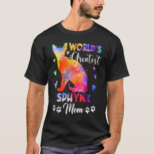 Weltbeste Bunte Sphynx-Katzen-Mutter Kitten T-Shirt