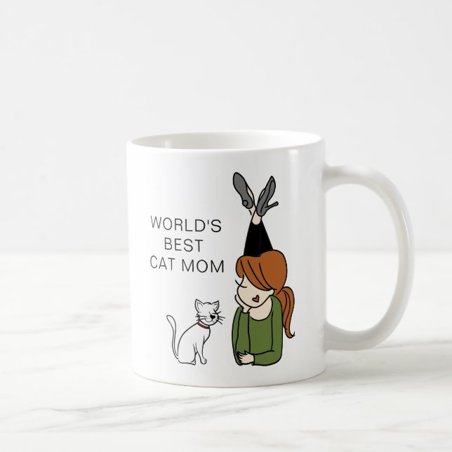 Weltbeste Cat-Mama-Kaffeekoffe-Tasse Kaffeetasse (Rechts)