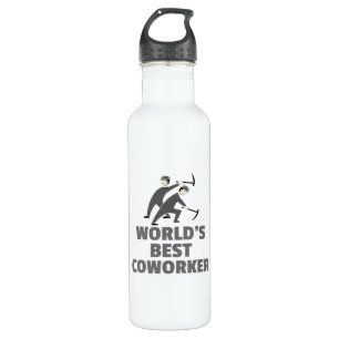 Weltbeste Coworker-Klassik Edelstahlflasche
