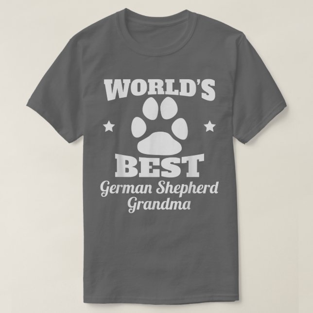 Weltbeste deutsche Schäferhirte, Oma Dog Lover  T-Shirt (Design vorne)