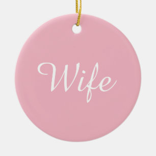 Weltbeste Ehefrau Definition Schriftzug Rosa Lusti Keramik Ornament
