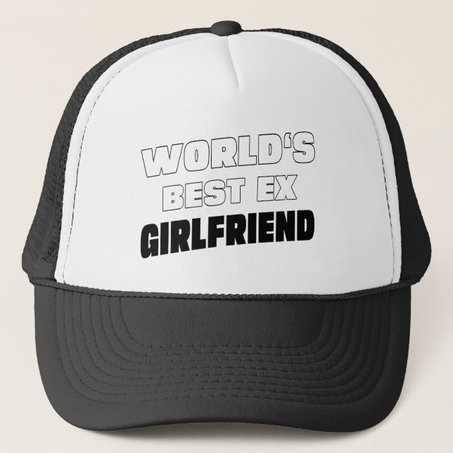 WELTBESTE EX GIRLFRIEND-Geschenke für das beste Ex Truckerkappe (Vorderseite)