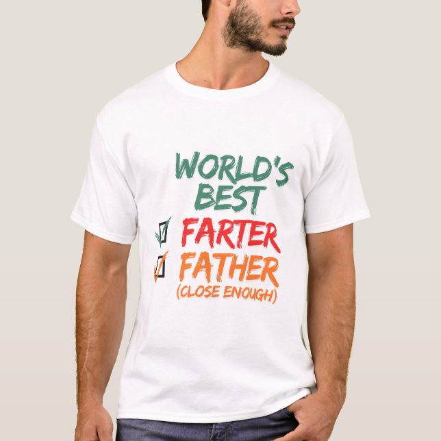 Weltbeste Farmer / Vater T-Shirt (Vorderseite)