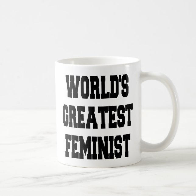 Weltbeste Feministin Kaffeetasse (Rechts)