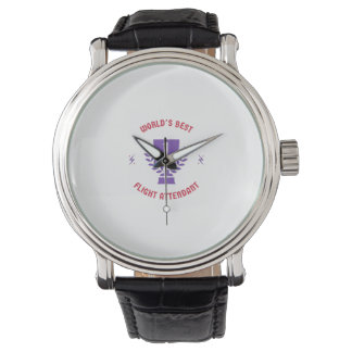 Weltbeste Flugbegleiterin Armbanduhr