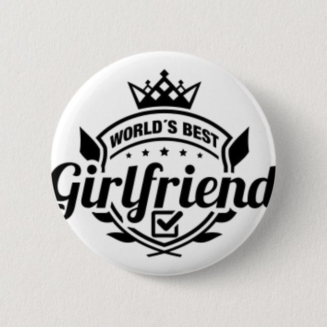 WELTbeste FREUNDIN Button (Vorderseite)