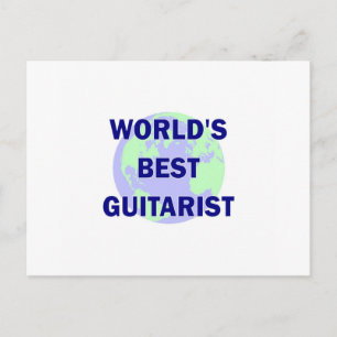Weltbeste Gitarrist Postkarte