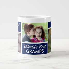 Weltbeste Gramps Foto Collage Riesenkaffee-Tasse Jumbo-Tasse