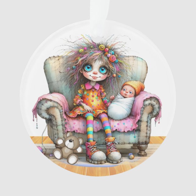Weltbeste große Schwester / Babysitter - sehen Sie Ornament (Vorderseite)