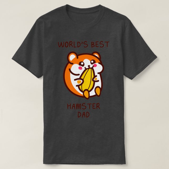WELTBESTE HAMSTER-VATER (2) T-Shirt (Design vorne)