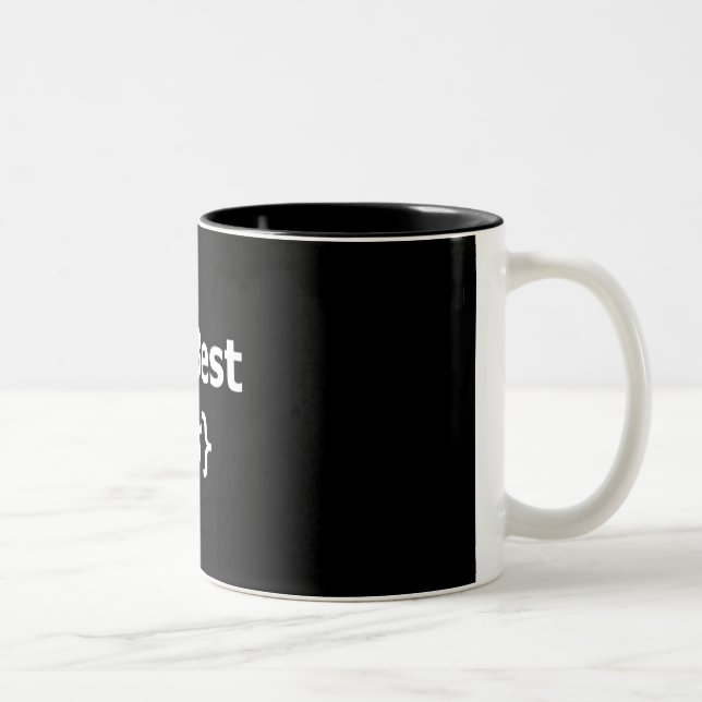 Weltbeste Heiler-Tasse Zweifarbige Tasse (Rechts)