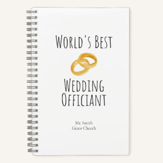 Weltbeste Hochzeitsmitarbeiter - SpiralNotebook Notizbuch