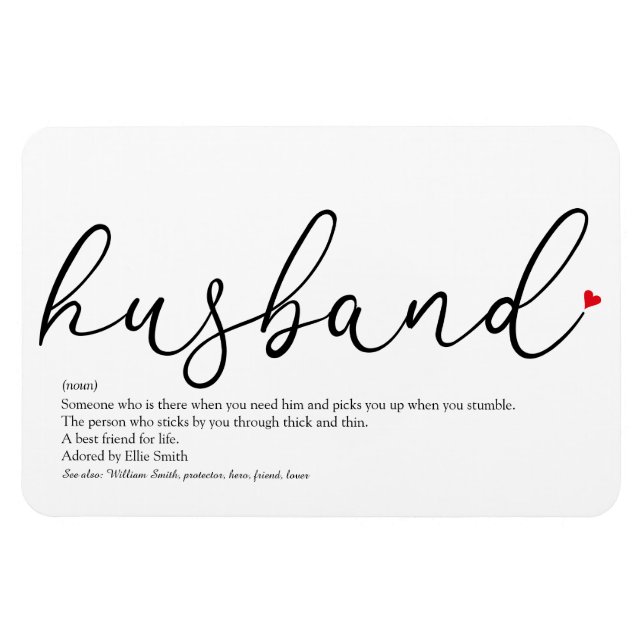 Weltbeste Husband-Definition Magnet (Horizontal)
