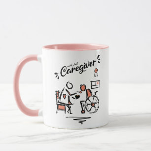 Weltbeste Karriere und Person im Rollstuhl Tasse