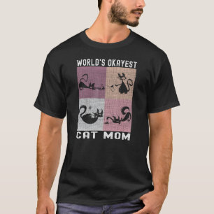 Weltbeste Katzenmutter - Lustige Katzeneltern, Lus T-Shirt