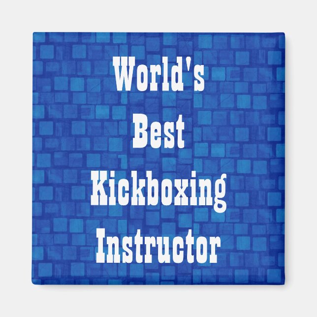 Weltbeste Kickboxing-Lehrerin Magnet (Vorne)