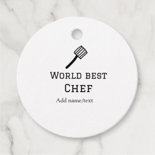 Weltbeste Koch hinzufügen Name text Kochen Bestes Geschenkanhänger