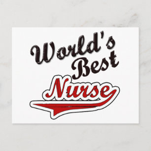 Weltbeste Krankenschwester Postkarte