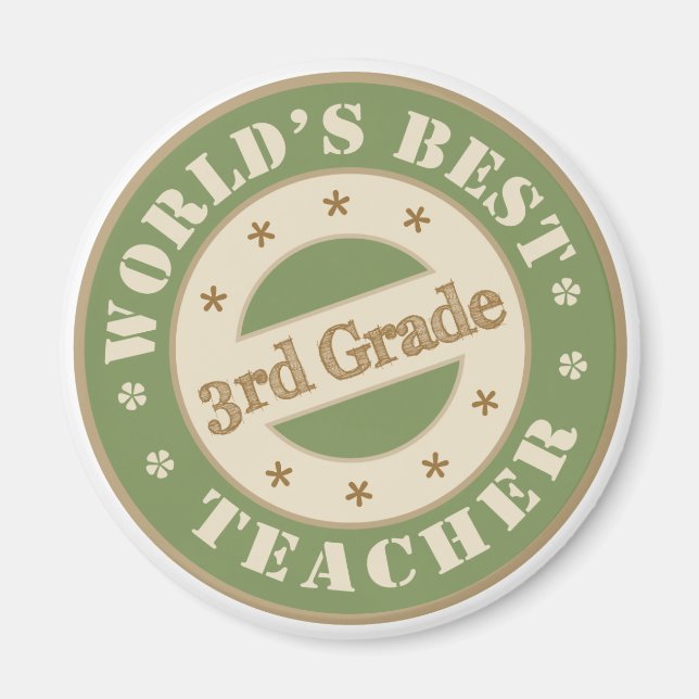 Weltbeste Lehrerin der dritten Klasse Magnet (Vorne)