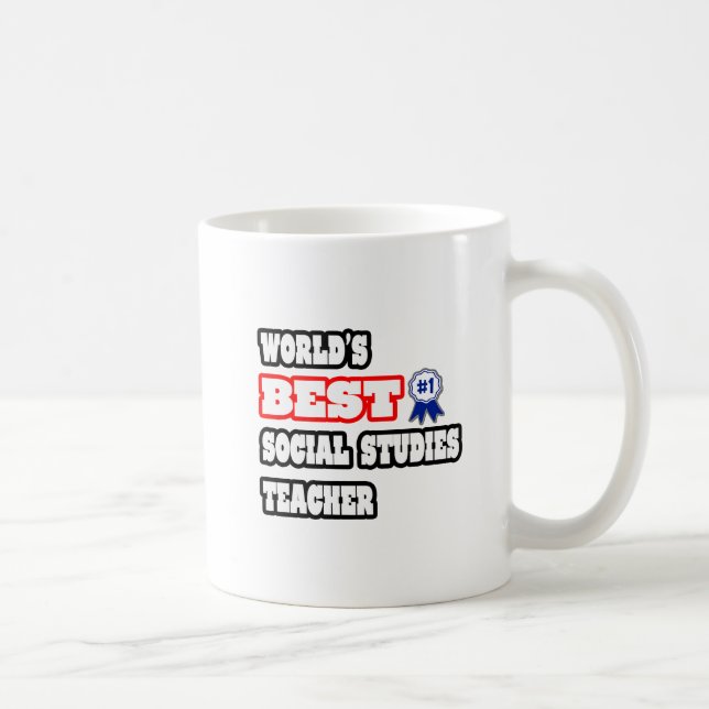 Weltbeste Lehrerin für Sozialwissenschaften Kaffeetasse (Rechts)