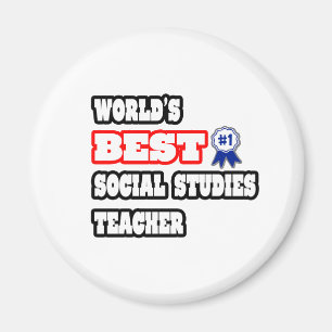 Weltbeste Lehrerin für Sozialwissenschaften Magnet