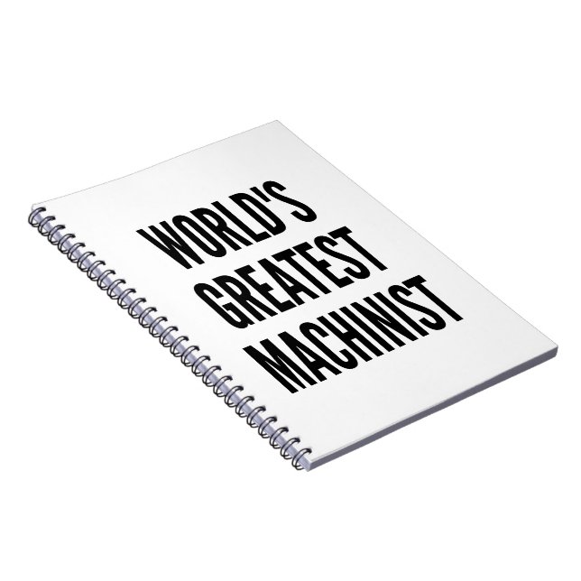 Weltbeste Machinistin Notizblock (Rechte Seite)