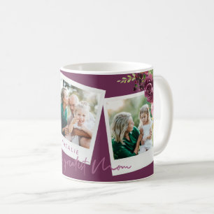 weltbeste Mama Aquarell Blumenkohle Foto Kaffeetasse