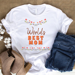 Weltbeste Mama Blume Blumenmüttertag T-Shirt