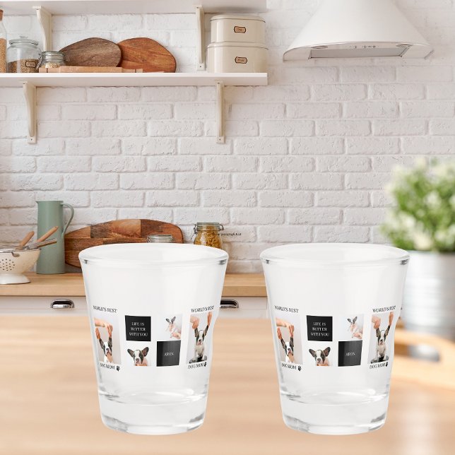 Weltbeste Mama für Hunde | Foto für Sammelhunde Schnapsglas (Von Creator hochgeladen)