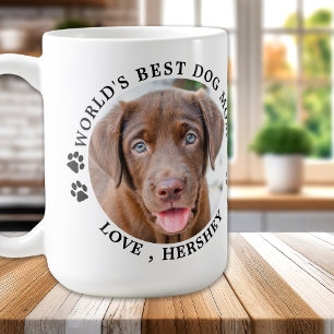 Weltbeste Mama für Hunde Personalisiert 2 Bilder f Kaffeetasse