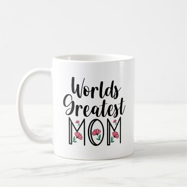 Weltbeste Mama Kaffeetasse (Links)