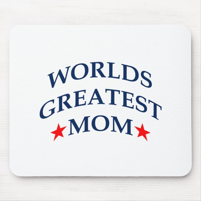 Weltbeste Mama Mousepad (Vorne)