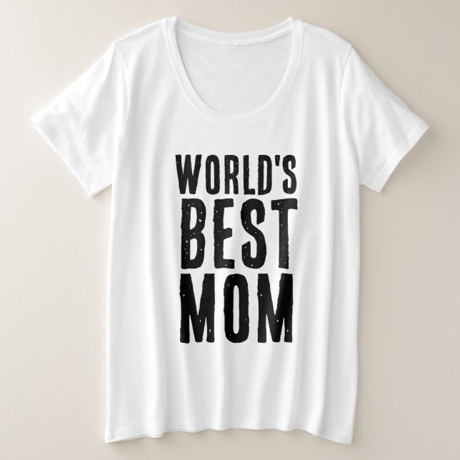 WELTBESTE MAMA, MUTTER-TAG-T - SHIRT (Design vorne)